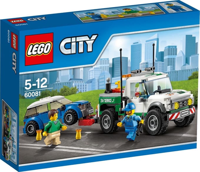 LEGO City Pick-up sleepwagen 60081