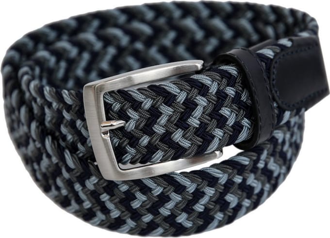 Alberto GÜRTEL – Multicolor Braided Riem - 100cm
