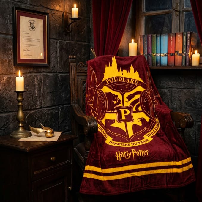 Harry Potter fleece plaid 130 x 160 cm - polyester