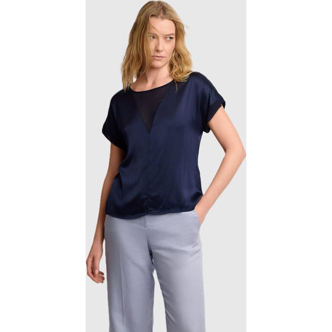 blauwe vrouw