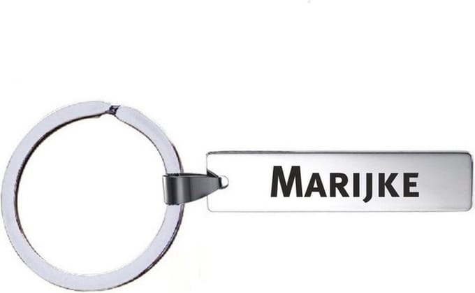 Sleutelhanger Met Naam - Marijke - RVS