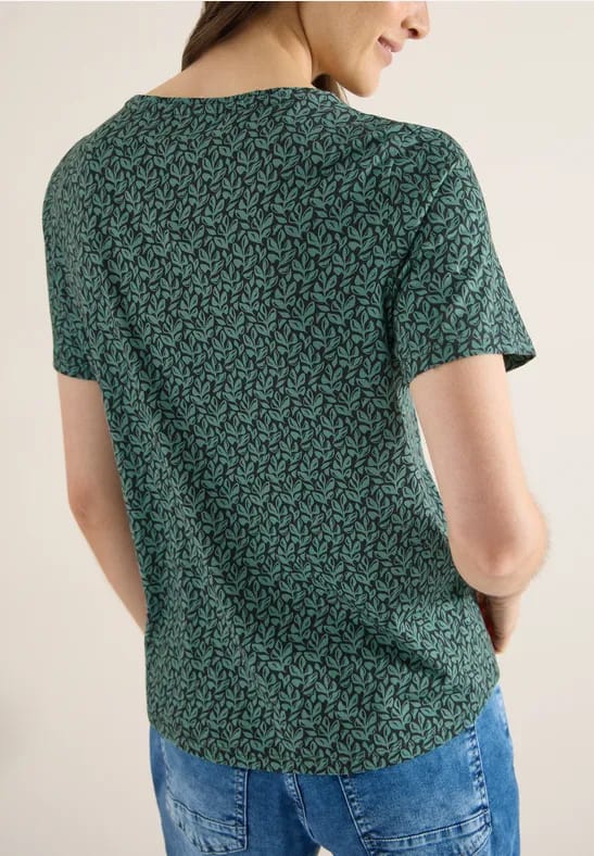 Eenvoudig T-shirt met minimalistische print