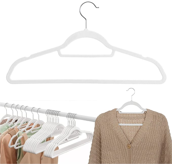 Songmics - Kledinghanger - Antislip - Aksamit - 1 Stuk