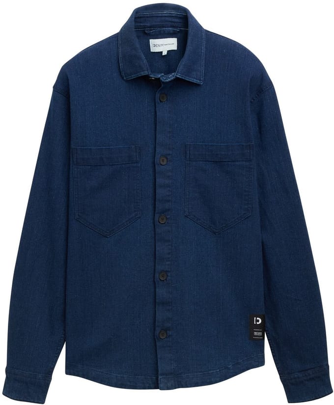 Tom Tailor Denim - Overhemd van denim - Maat XS - raw bright blue denim