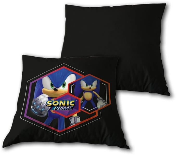 Sonic sierkussen zwart - 35X 35 cm