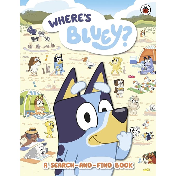 Blauwachtig. Waar is Bluey? Een zoek-en-vindboek