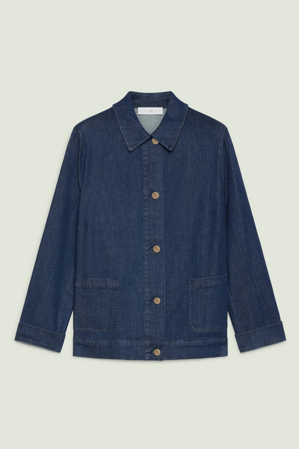 jack in denim blauw vrouw