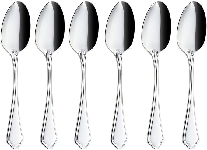 Bonna Tafellepel - Alba - RVS - 20.8 cm - set van 6