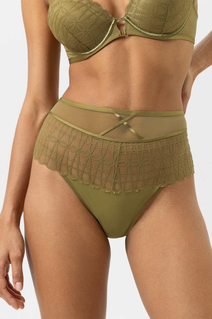 Mey - Captivating Taille Slip Golden Fern - maat 40 - Groen