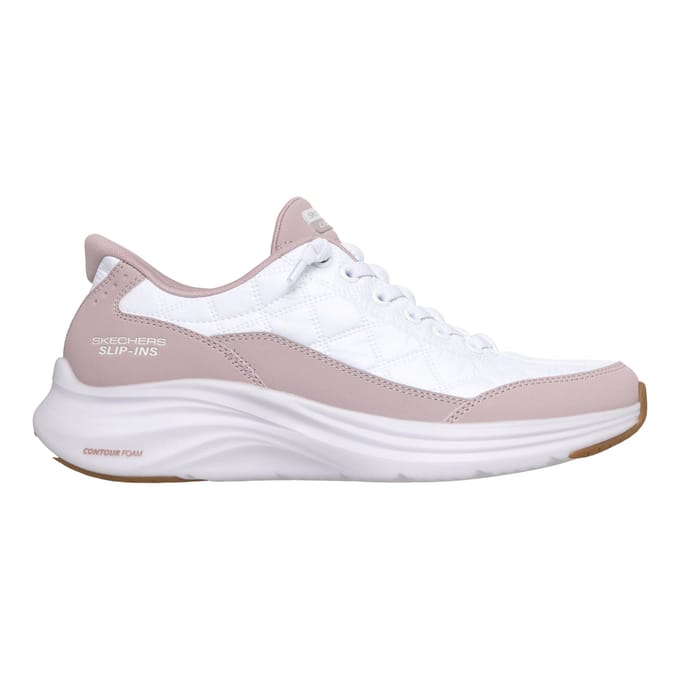 Skechers Contour Foam Cozy Fit Textiel Dames Lavendel Sneakers