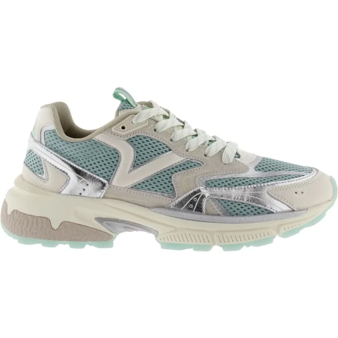 Victoria® Dames Sneakers - Turquoise - Synthetisch - Maat 40