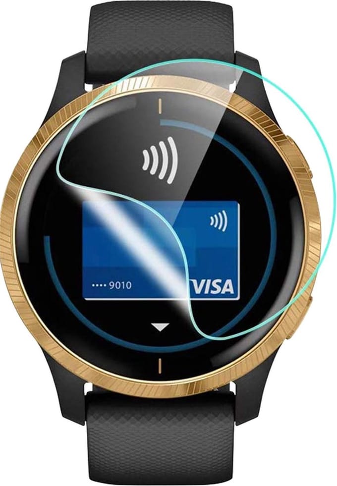 Screenprotector geschikt voor Garmin Venu - Crystal Clear PET Glas Folie