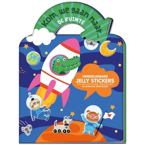 Jelly Stickerboek - Kom, We Gaan Naar... De Ruimte - Interstat