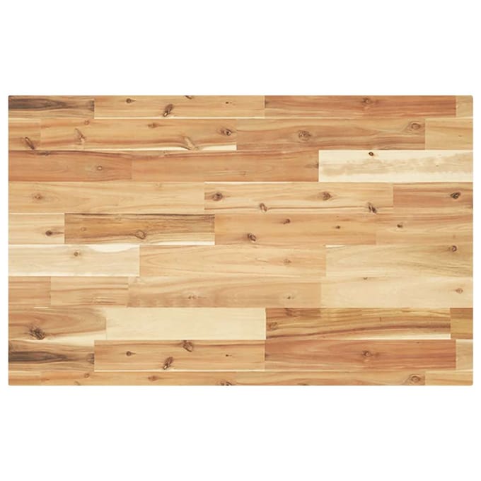 vidaXL - Wastafelblad - met - olieafwerking - 120x50x4 - cm - massief - acaciahout