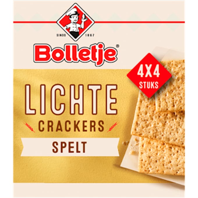 Lichte crackers spelt
