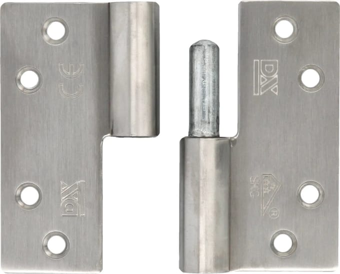 I-Fix KogelstiftPaumelle Rond 89x89mm rechts r.v.s.
