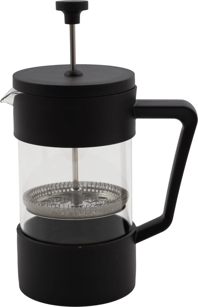 French press cafetière uit glas zwart 600ml