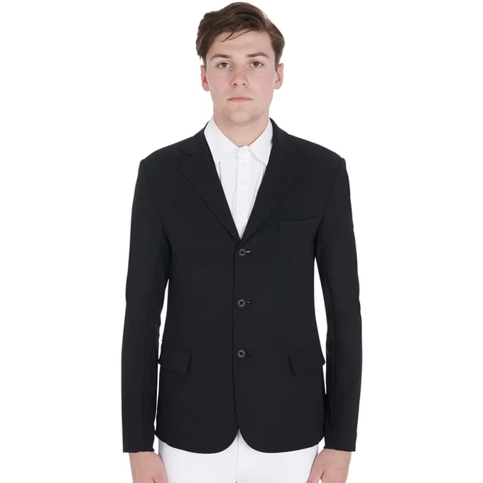 Wedstrijdjacket met perforaties voor paardrijden Equestro
