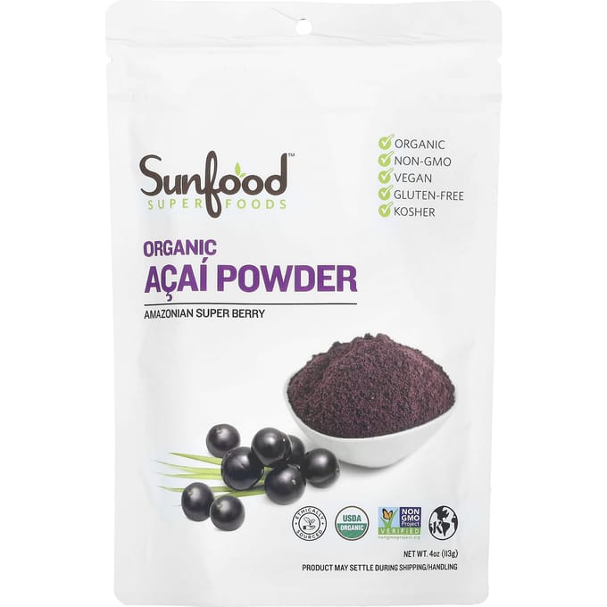 Biologisch Acai Poeder, 4 oz (113 gr)