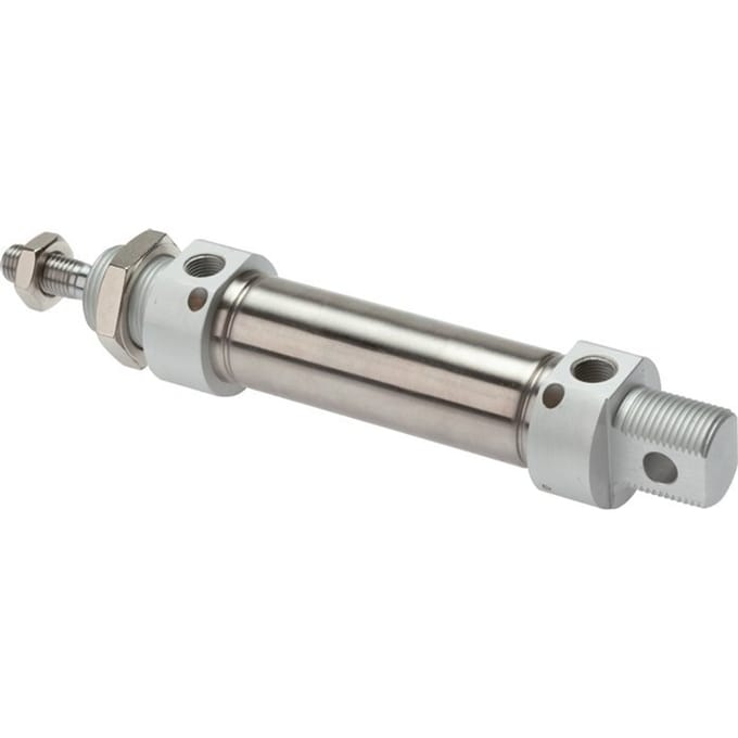 ISO 6432 Ronde Dubbelwerkende Cilinder 20-50mm - Magnetisch - Demping
