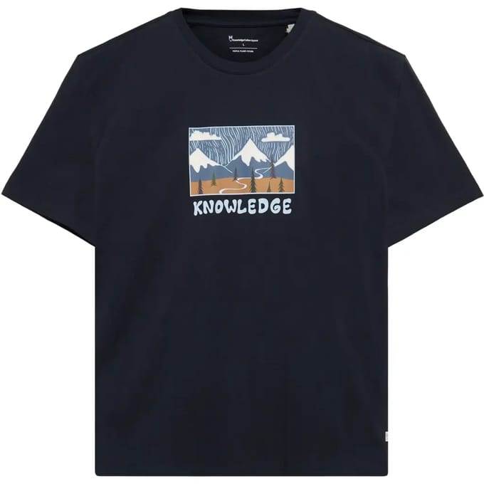 T-shirt met bedrukking voor Organic Cotton KnowledgeCotton Apparel