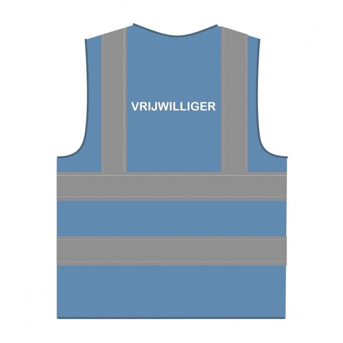 Vrijwilliger hesje RWS hemelsblauw