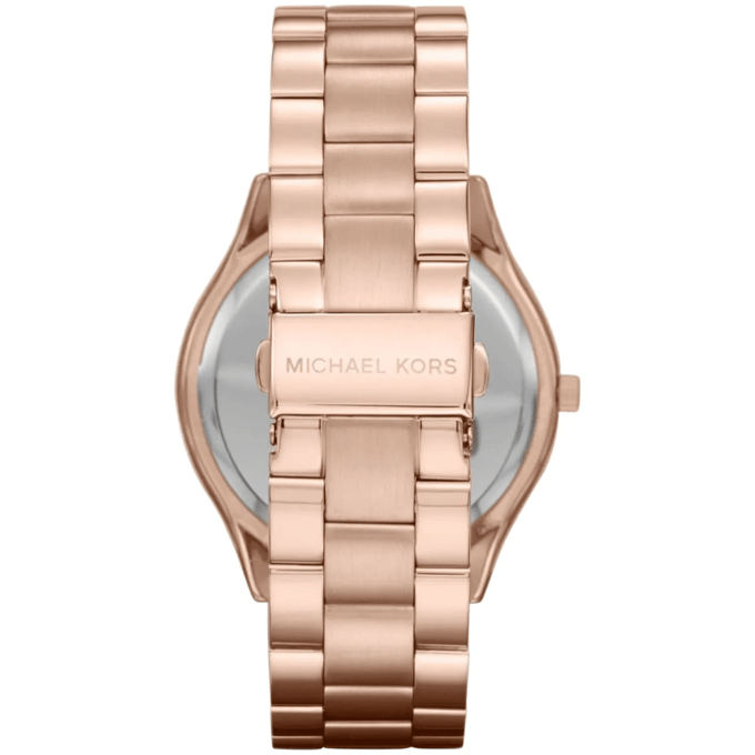 Michael Kors Slim Runway - Dameshorloge - Stalen Band - WR50 - Kwartsmechanisme
