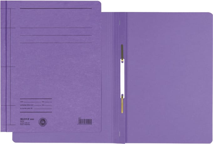Leitz Cardboard binder, A4, grey ringband Grijs