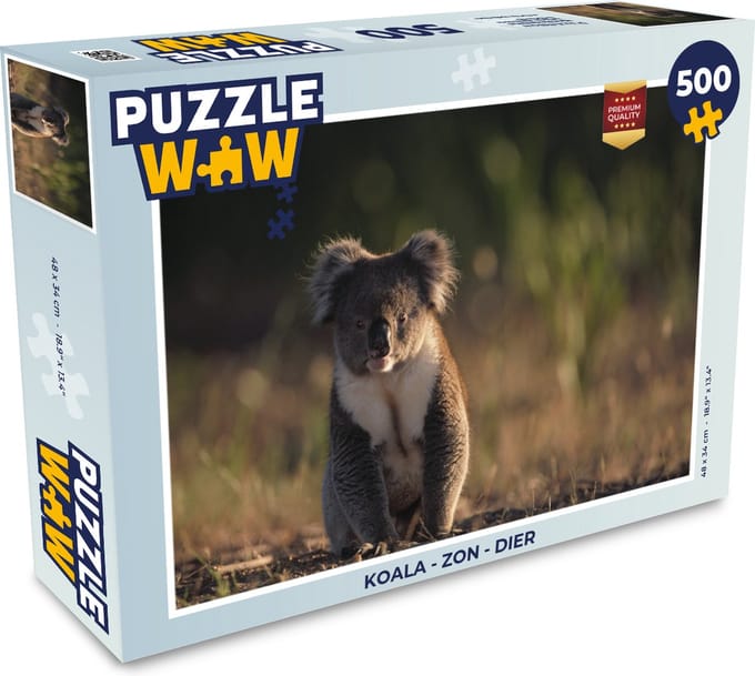 Puzzel Koala - Zon - Dier - Kinderen - Jongens - Meisjes - Legpuzzel - Puzzel 500 stukjes