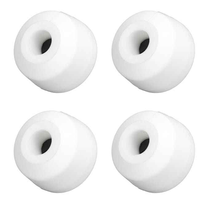 4 Pièces Butée d'Essieu Arrière à Lames A03356 Kit Tampon de Suspension en Caoutchouc Réduction des Vibrations pour CADDY 3 2004 à 2015 white