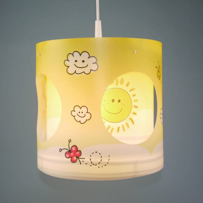 Niermann Standby Draaiende hanglamp Sunny voor kinderkamer