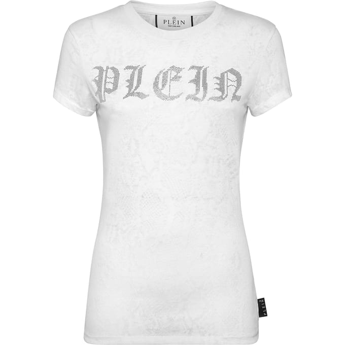 T-Shirt Ronde Hals Gothic Plein