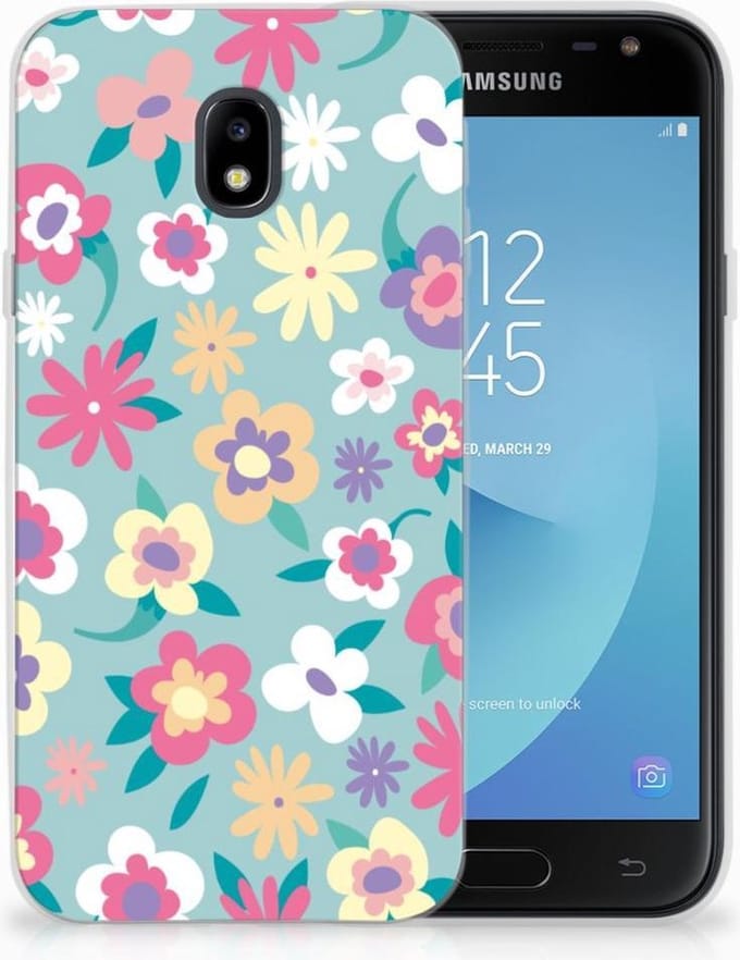Samsung Galaxy J3 2017 TPU Case Flower Power