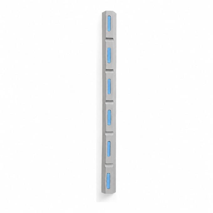BREG Steigerfender - EVA foam - 100 x 22 x 6 cm - Waterdicht - Grijs
