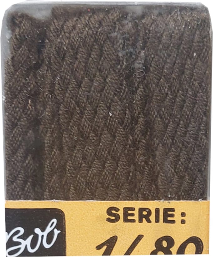 Bob Veter - Donker Bruin - Plat - Extra Breed - Lengte 90 cm - Breedte 10 mm - Schoenveter