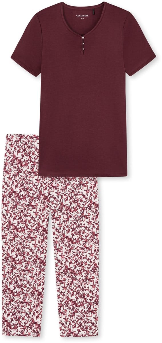 SCHIESSER - Pyjama 3/4 - Dames - Slaap broeken