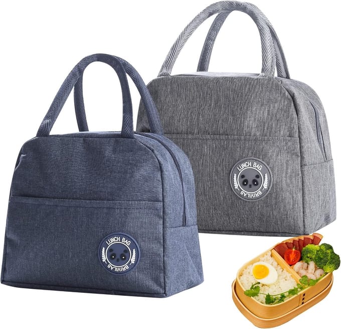 Isolatie Lunchtas - Thermisch - Voor kantoor en picknick - 2 stuks