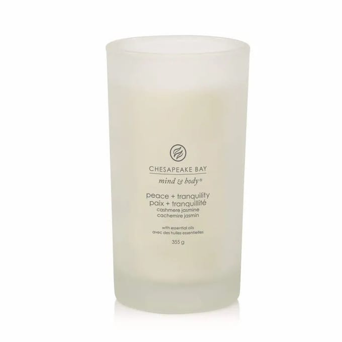Chesapeake Bay Peace & Tranquility - Cashmere Jasmine Grote Geurkaars - 70 branduren