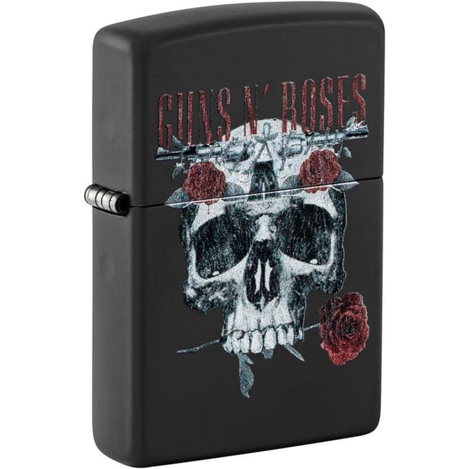 Guns N' Roses Zippo - Black Matte Unisex Aansteker - Neutraal - Standard