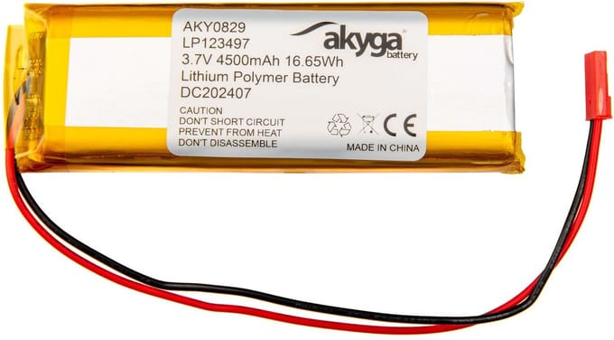 Akyga LP123497 Accupack Batterijgrootte: Speciaal LiPo 3.7 V 4500 mAh