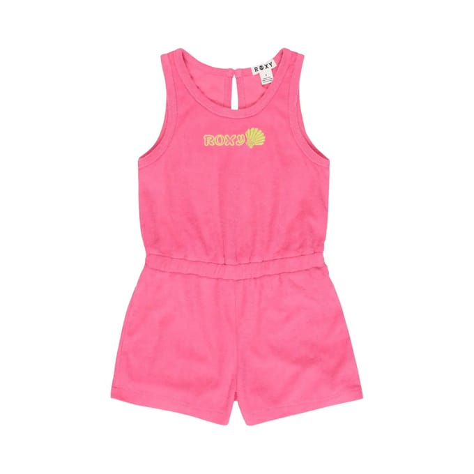 Roxy Shell Dream Mouwloze Romper Roze 2 Years Meisje