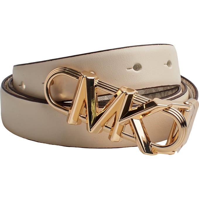 Omkeerbare dunne leren riem 558879 voor dames