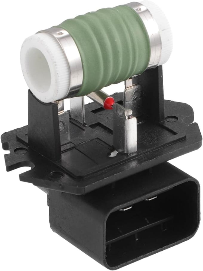 Radiator Ventilator Controller - Weerstand Ventilator - Koeling Motor - Directe Installatie - 72mm x 65mm - Zwart Groen