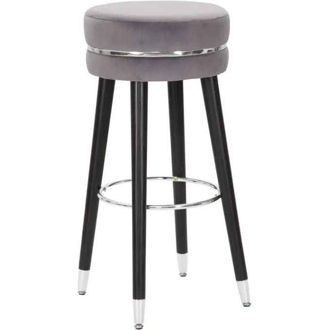 Barkruk Paris Grigio/silver Ø 35×74 cm