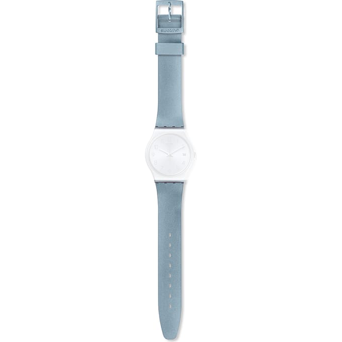Swatch Plastic - Originals Medium (34mm) /Access/Solar/Musicall/Stop - G/SK/SL/SR/SS/SO28 AGL401 GL401 Azulbaya band