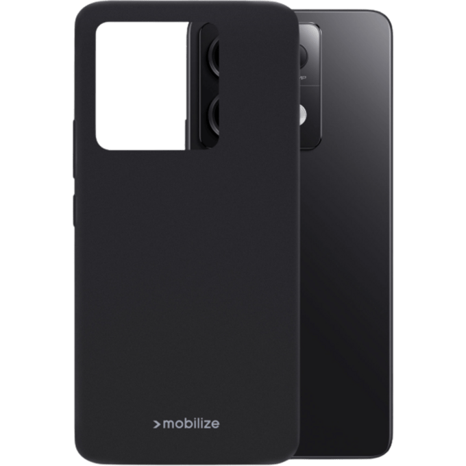 Mobilize Xiaomi Redmi Note 13 Pro 5G / POCO X6 5G Siliconen (TPU) Hoesje Zwart