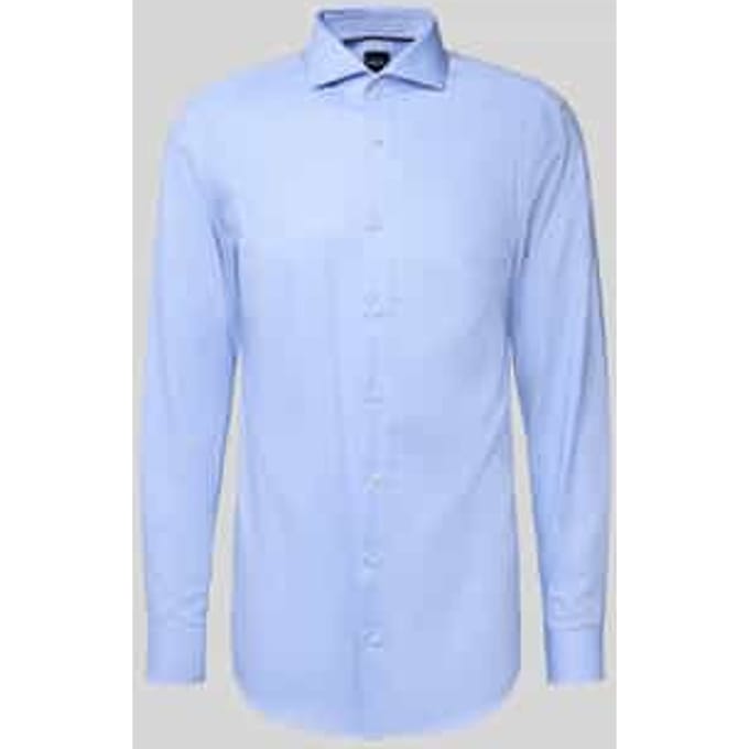 Slim fit zakelijk overhemd met extra lange mouwen