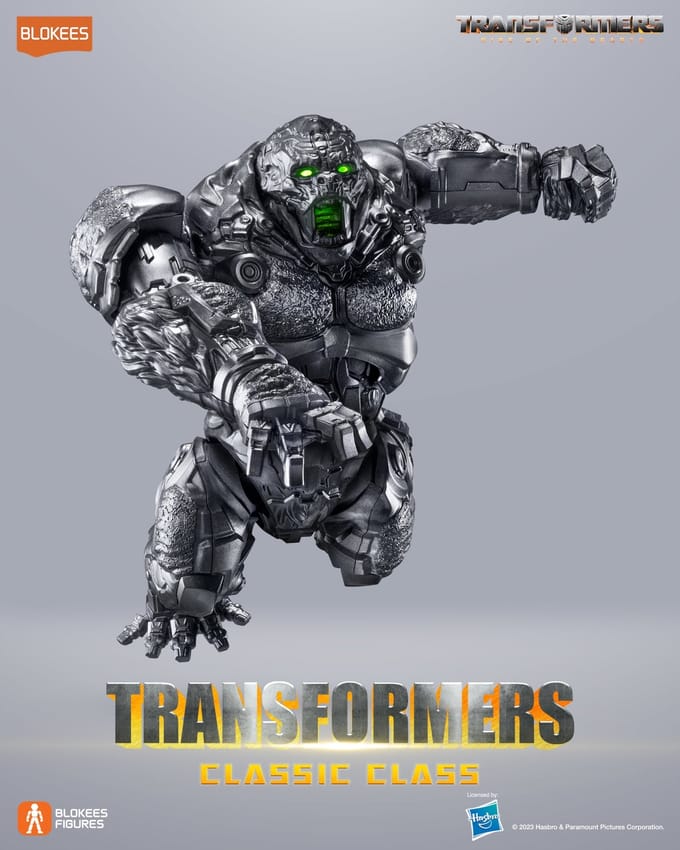Blokees Transformers Blokees Plastic Model Kit Classic Class 04 Optimus Primal Beast Model Kits