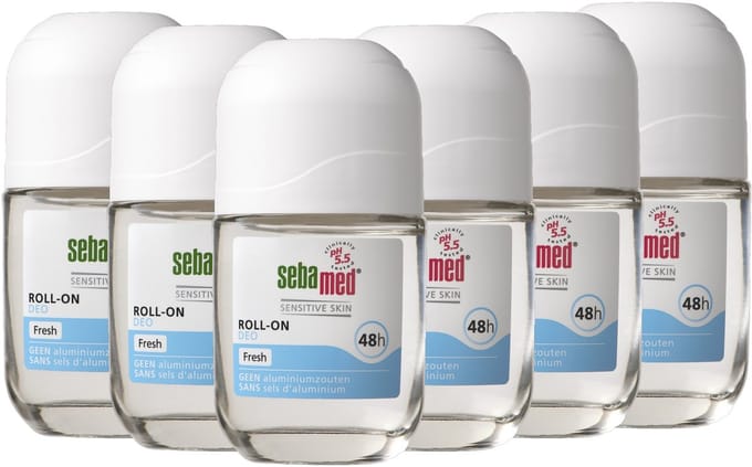 Sebamed Fresh Deodorant Roller - Deodorant - 6 x 50 ml - Voordeelverpakking