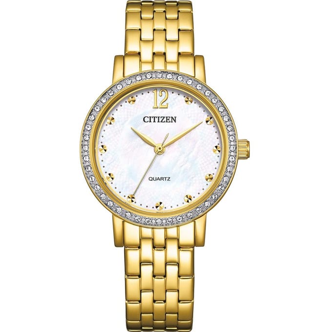 Citizen  Dames Horloge Goudkleurig EL3102-50D